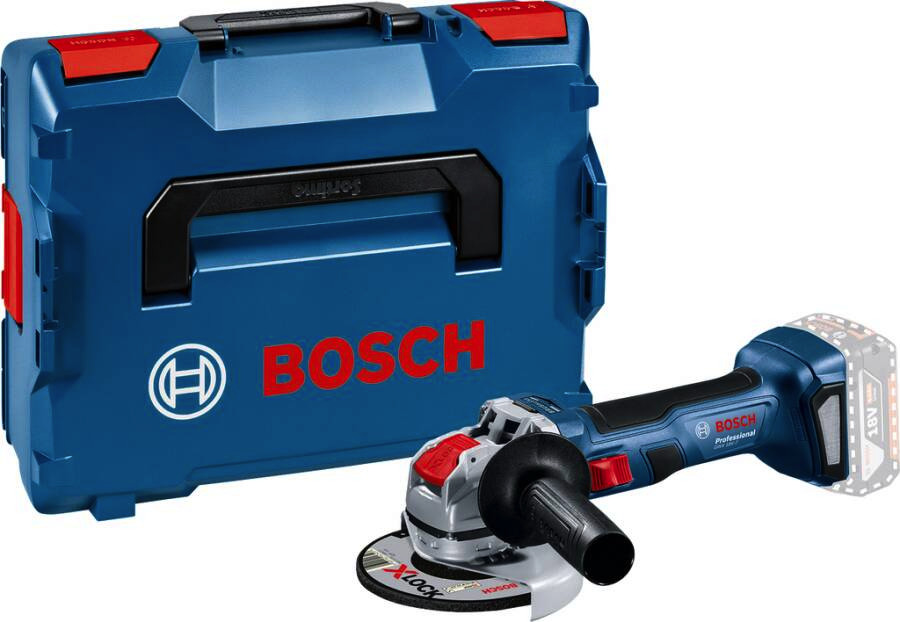 Bosch Akku-Winkelschleifer GWX 18V-7 solo 115mm, ohne Akku +ohne Ladegerät,  L-BOXX - Freitag Werkzeuge und Industriebedarf GmbH